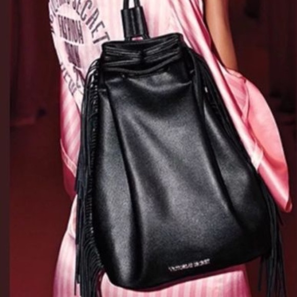 Victoria's Secret large drawstring bag.