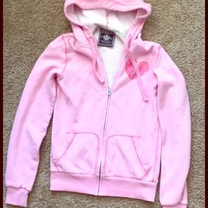 VS PINK zip up hoodie. In good condition. Size XS.