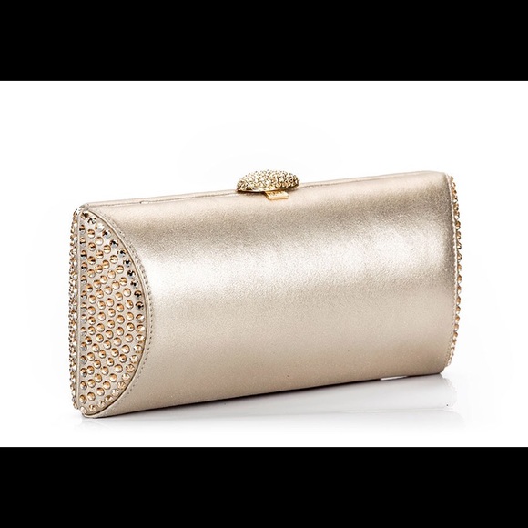 RODO Platinum leather clutch. - Picture 1 of 4