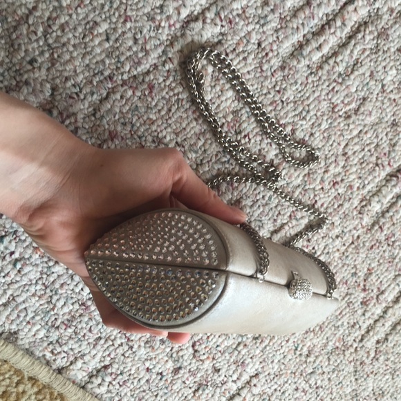 RODO Platinum leather clutch. - Picture 3 of 4