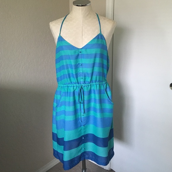 Razor back dress with pockets