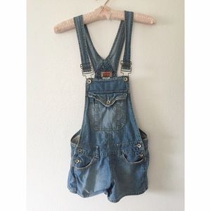 No Boundaries Vintage Short Overalls