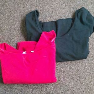 Black and red bodycon mini dress bundle