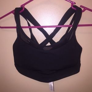 NEW Lulu lemon black sports bra
