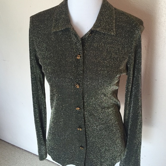 Marc Baxis La Metallic Button Down - image 2