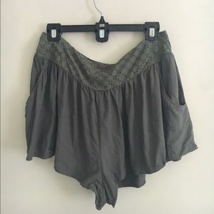 Eyelet Soft Shorts
