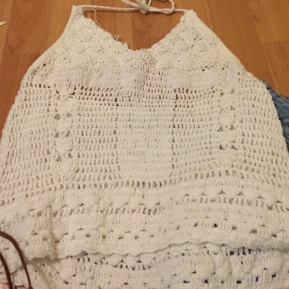 Boho Roxy Crochet Halter Top - Picture 2 of 4