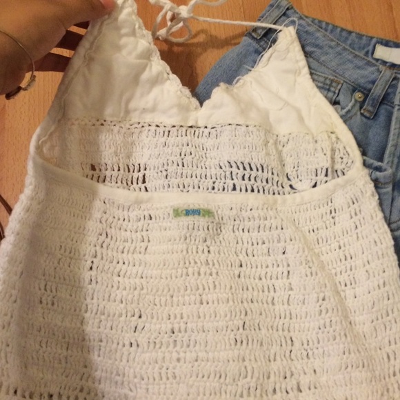 Boho Roxy Crochet Halter Top - Picture 3 of 4