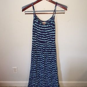 Dark and light blue maxi dress. GREAT condition.