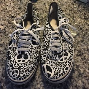 Peace sign vans