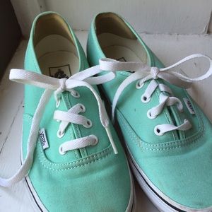 Authentic Teal Vans