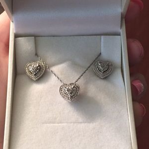 ⭐️For Erica⭐️Sterling Silver Heart Set