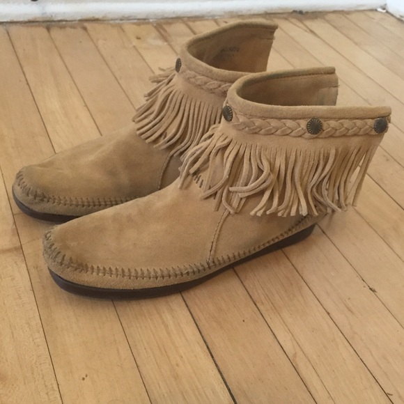 Minnetonka Ankle Fringe Boot