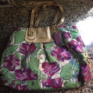 Floral Coach bag