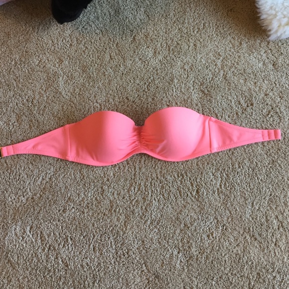VS Pink Strapless Bikini Top