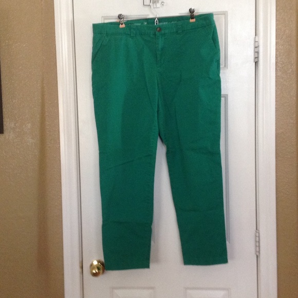GAP khakis green size 14
