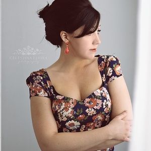 Floral printed dress