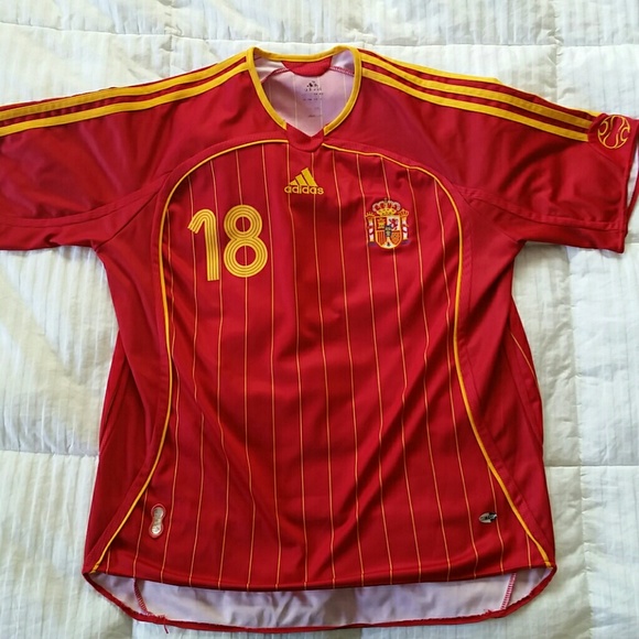 Spain 2008 soccer jersey