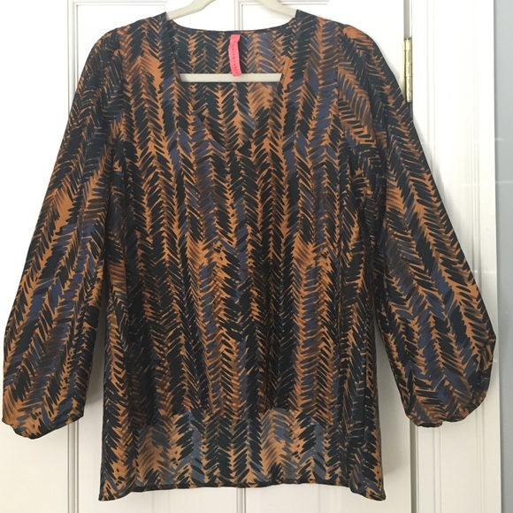 Patterned Boho Blouse