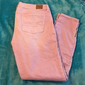 Purple American Eagle jeggings