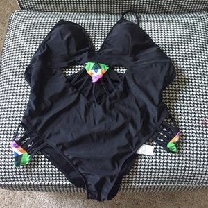 Cut out bathing suit