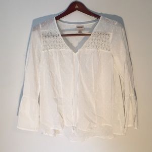 White peasant blouse