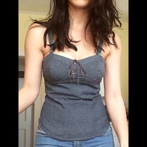 ‼️BOHO DENIM TOP