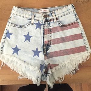 High waisted shorts