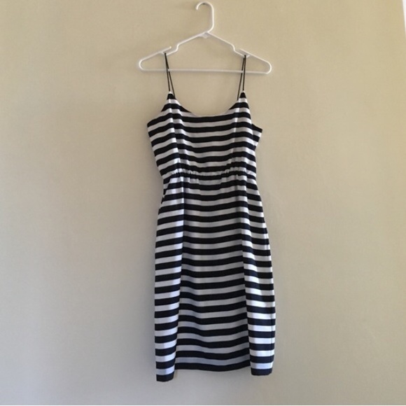 💎 J Crew Black & White Stripes Dress - Picture 4 of 4