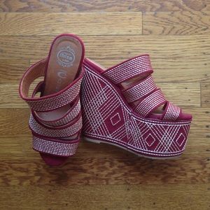 Handmade Ibiza Jeffrey Campbell Platform Sandals