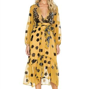 SOLD Like you love and lemon scarf dress