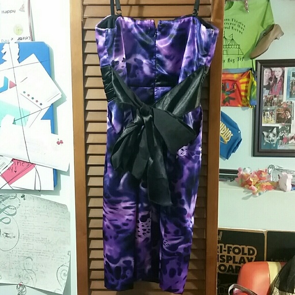 Mystic Purple Party Dress - Picture 2 of 3