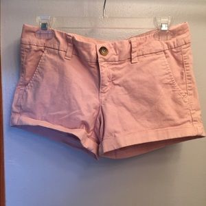 Pale pink shorts