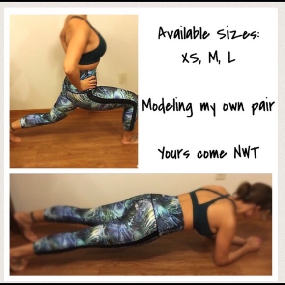 🌟HP🌟Emily Hsu Capri 4-way stretch wear high/fold - Picture 2 of 5