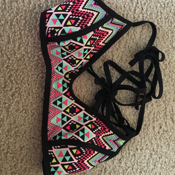 Aztec swim top