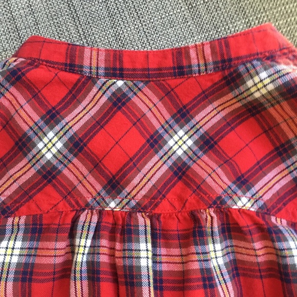 Red Plaid Button Down - Picture 3 of 4