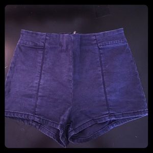 Navy short shorts size small forever 21