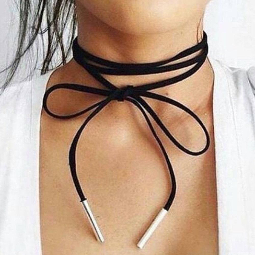 Double Wrap/Choker necklace - Picture 2 of 5