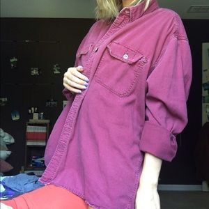 Cute vintage maroon flannel