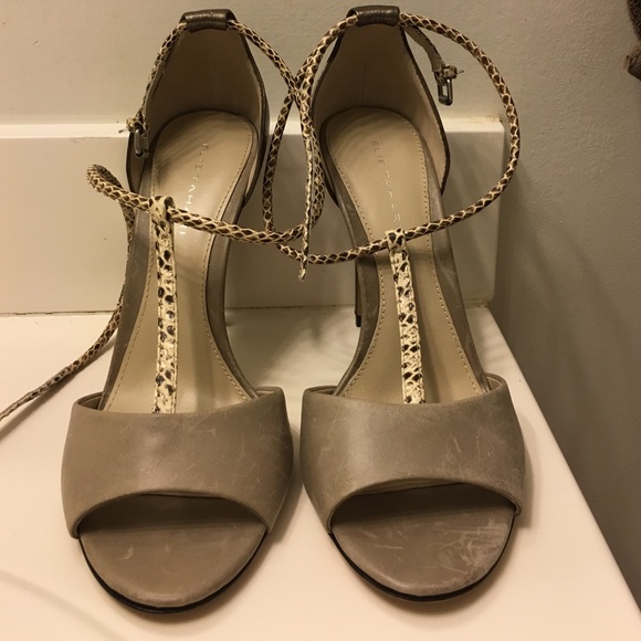 Ankle wrap heels