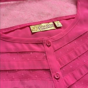 Vera Wang Tops - NEW! Vera Wang Princess Spring Pink Lace Top L Vera Wang Tops - NEW! Vera Wang Princess Spring Pink Lace Top L
