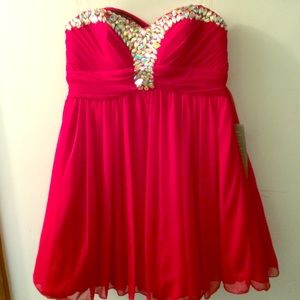 Mymichelle red dress