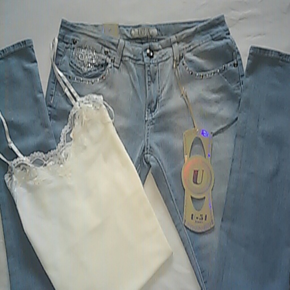 Bling skinny jeans