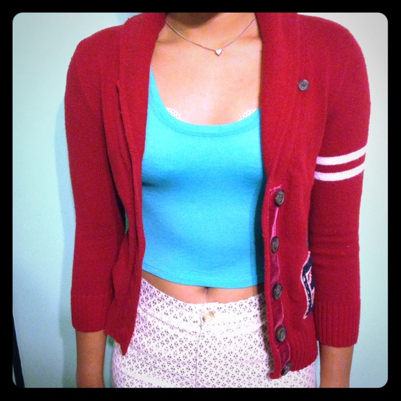 Gilly Hicks Varsity Cardigan