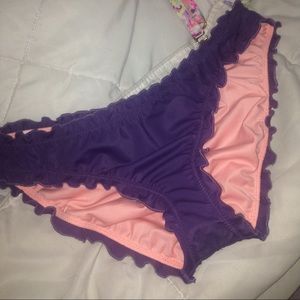 Victoria's Secret ruffle cheeky bikini bottoms