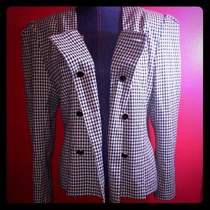 Vintage checkered blazer!