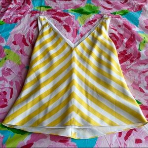 Ellen Tracy Yellow/White Shell