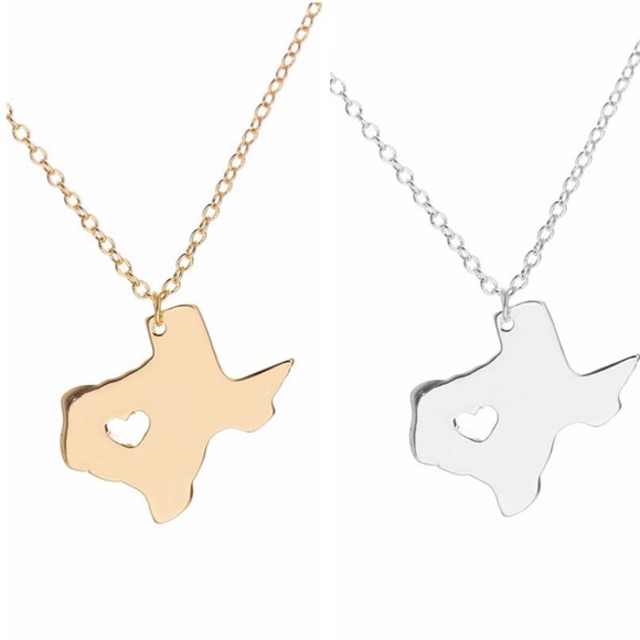 Texas State Necklace - State Necklace -  Texas - Picture 1 of 4