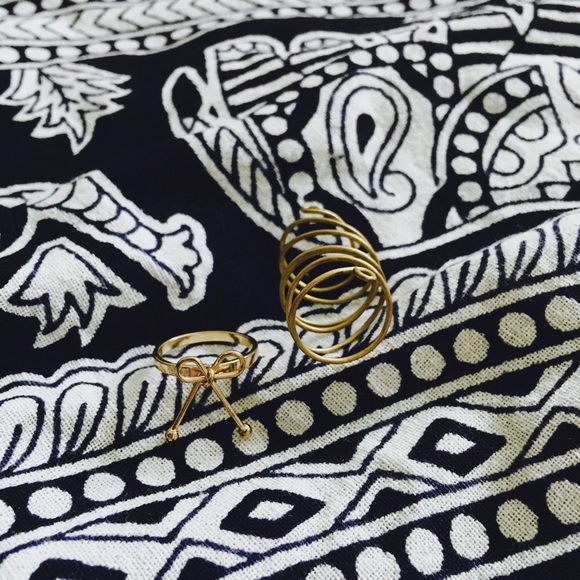 Set of 6 OR Individual Bohemian Rings - Picture 3 of 4