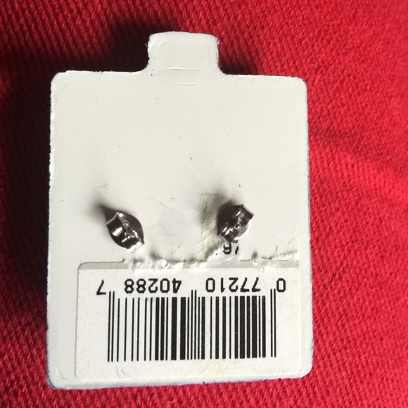 Cute Petite Sterling Silver Unicorn Stud Earrings - Picture 2 of 2